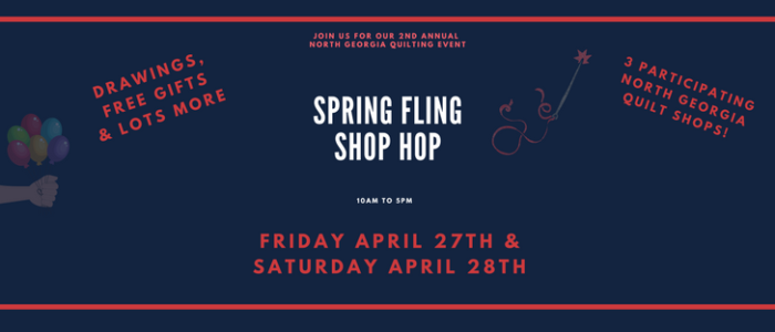 Our North Georgia Spring Shop Hop Is Here – This Friday and Saturday!