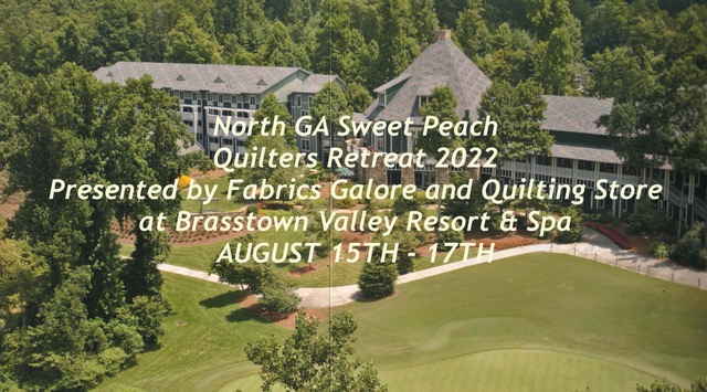 North Georgia Sweet Peach Quilting Retreat